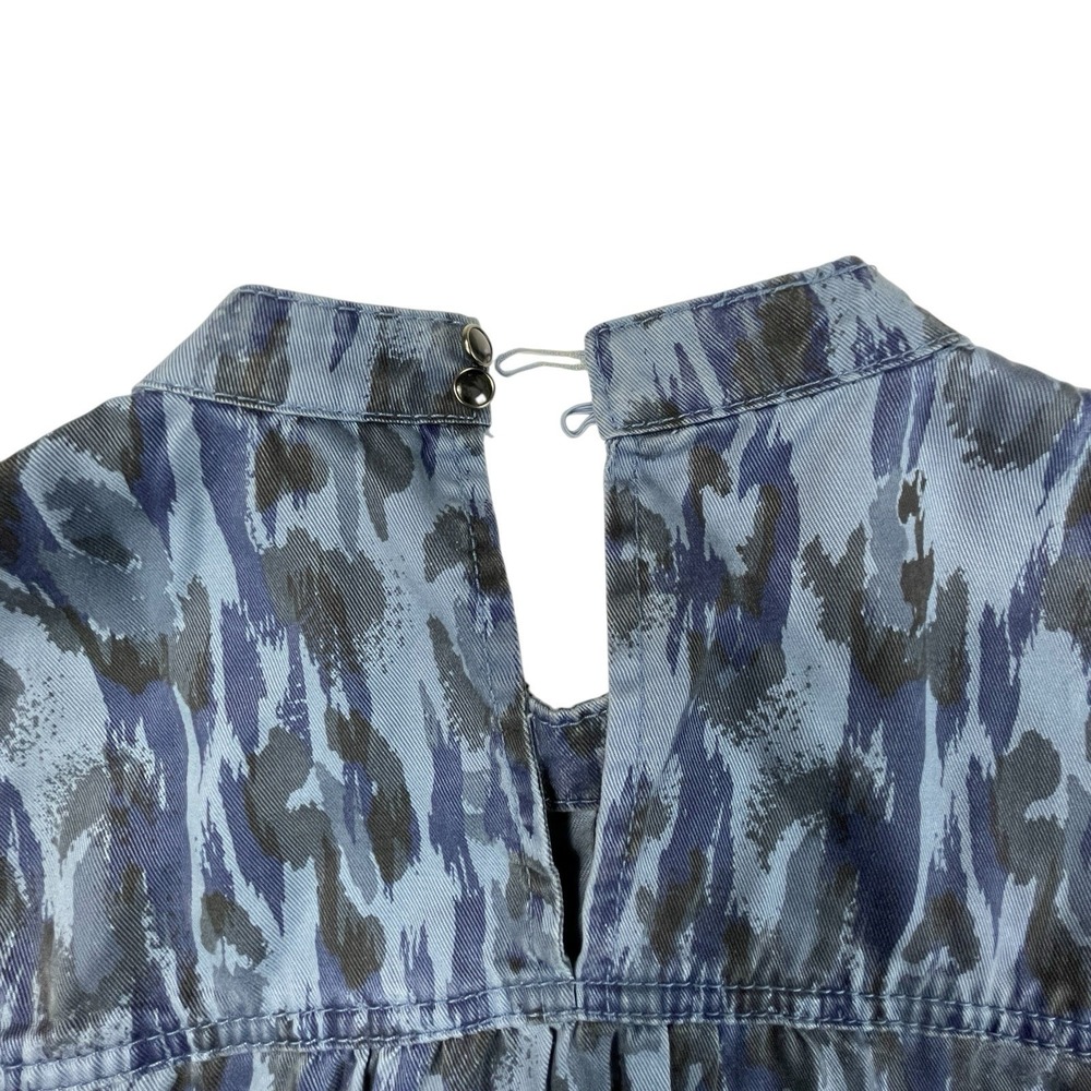 BY ANTHROPOLOGIE Jenee Tiered Leopard Print Dress Size Small Womens Casual - Picture 6 of 9